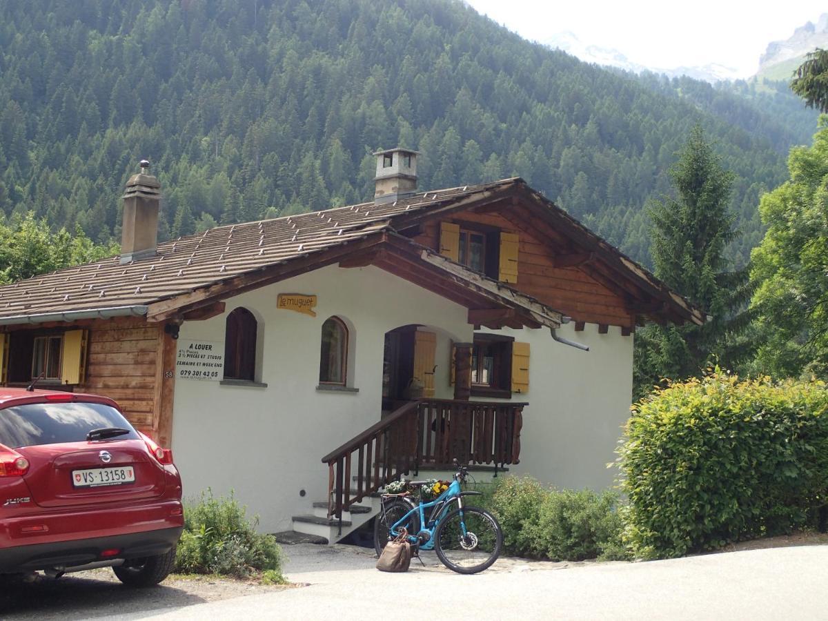 Chalet Le Muguet Villa Ovronnaz Eksteriør bilde